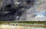 欧洲12-19世纪油画二_BOUDIN, Eugene - Beach at Trouville